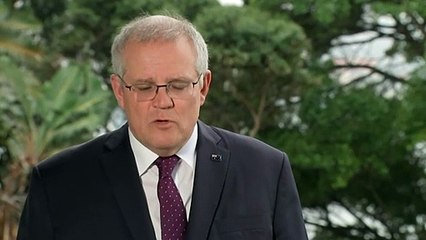 Prime Minister Scott Morrison spoke to the media after the National Cabinet Meeting