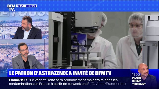 Vaccination: La majorité des effets secondaires est non grave (...) les situation de thromboses sont très rares , assure le patron d'Astrazeneca France