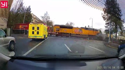 Scary Train Crashes with Cars and Semi Trucks