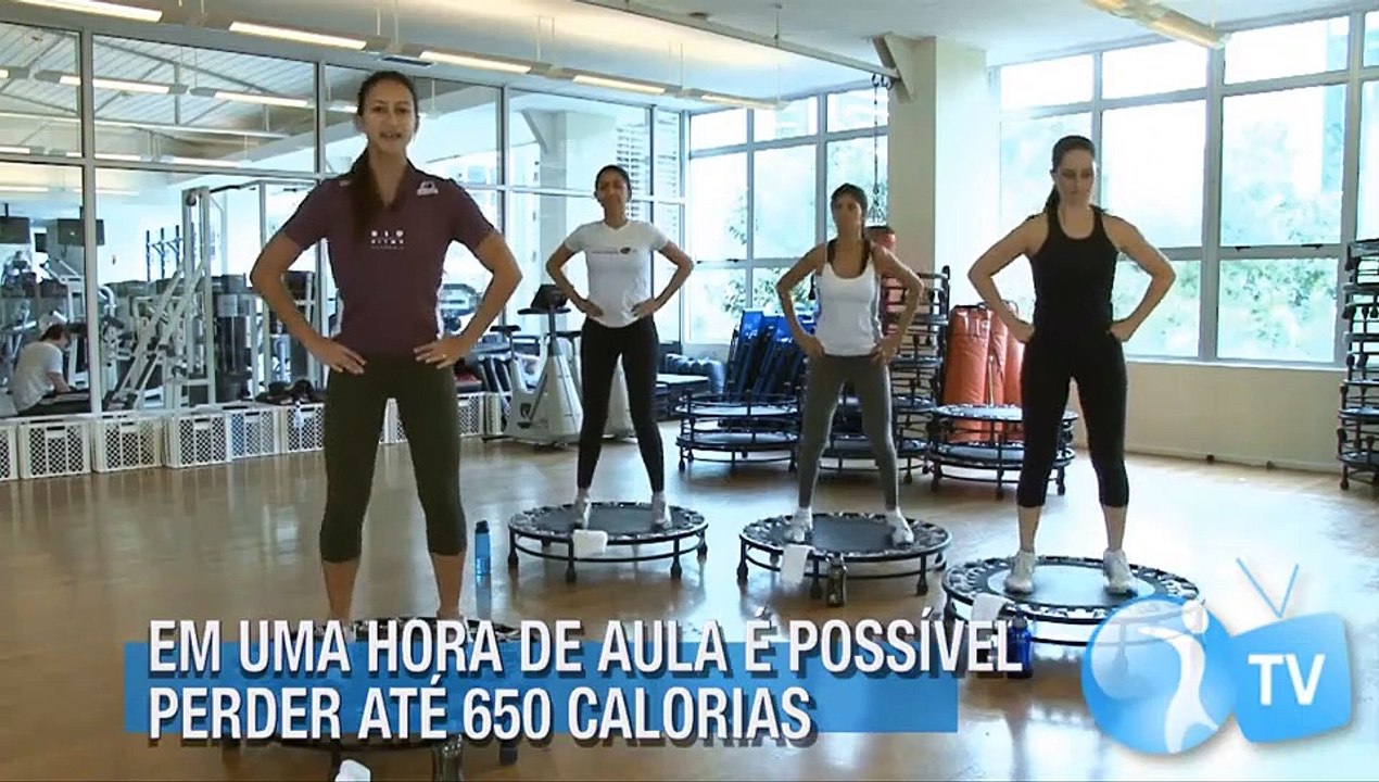 Aula de Jump - Exercícios intensos