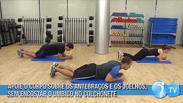 Barriga tanquinho com um mix de exercícios abdominais