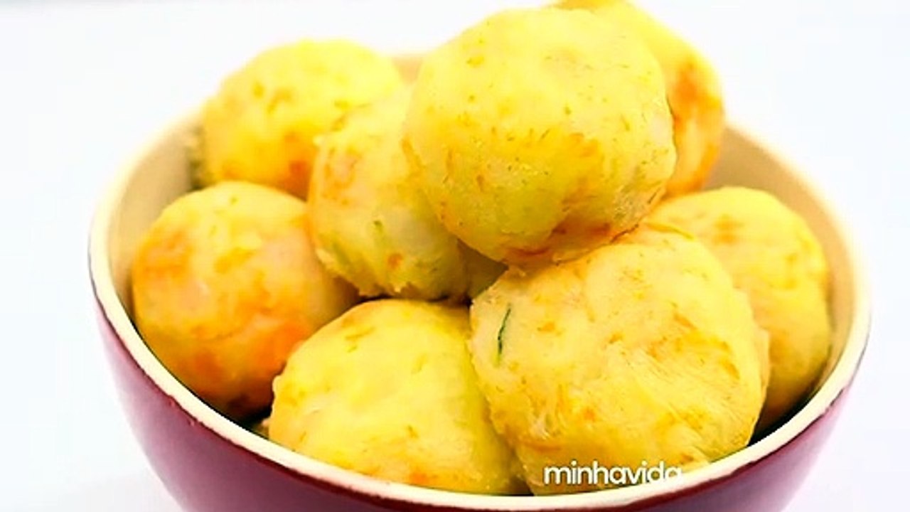 Bolinho de batata com cenoura: saudável, delicioso e prático