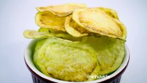 Batata chips de micro-ondas: deliciosas e crocantes