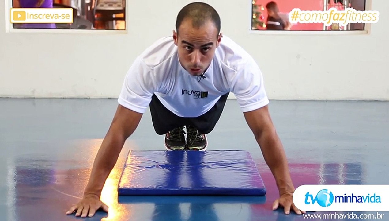 Flexão de braço: trabalhe os músculos do peito e braços