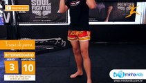Treino de Muay Thai: chute frontal trabalha pernas e abdômen