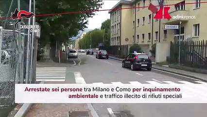 Traffico di rifiuti, 6 arresti: compromessa falda nel Comasco