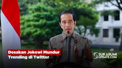 Desakan Jokowi Mundur Trending di Twitter