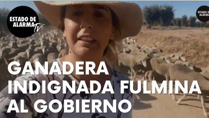 Esta ganadera española indignada fulmina al Gobierno de Sánchez por su campaña contra la carne