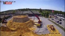 A la pointe nord-ouest du Danemark a été bâti le plus haut château de sable jamais construit au monde, mesurant plus de 20 mètres - VIDEO