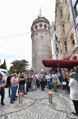 Son dakika: Tarihi Galata Kulesi'ne çıkan Büyük Hendek Caddesi'nin bir bölümü yayalaştırıldı