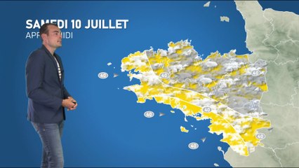 Bulletin météo pour le samedi 10 juillet 2021