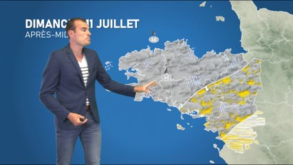 Bulletin météo pour le dimanche 11 juillet 2021
