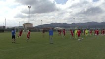 AFYONKARAHİSAR - Ampute Futbol Milli Takımı'nın kampı sürüyor