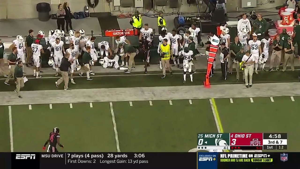 #25 Michigan State Vs #4 Ohio State | Week 6 | College Football Highlights | 2019