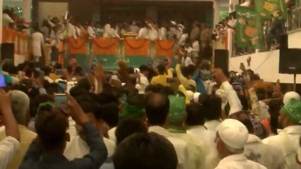 Watch: How Covid norms were flouted during the inauguration of AIMIM's office in UP's Bahraich