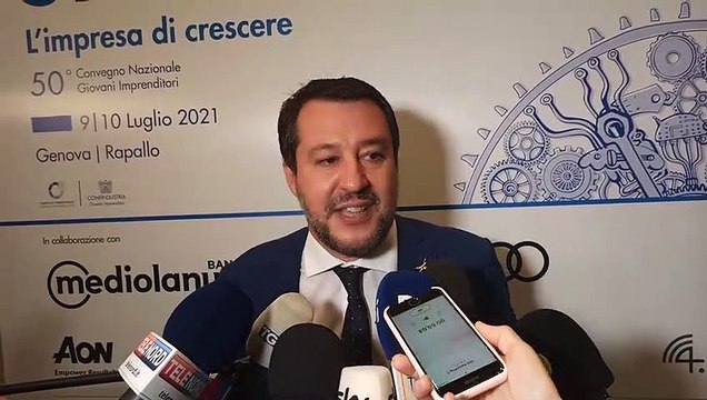 Confindustria giovani, Salvini a Genova: Senza giustizia giusta Italia non è un paese civile
