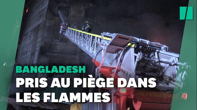 Plus de 50 morts dans le gigantesque incendie d'une usine au Bangladesh