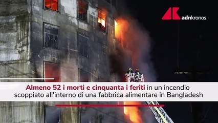 Incendio in una fabbrica in Bangladesh, oltre 50 i morti