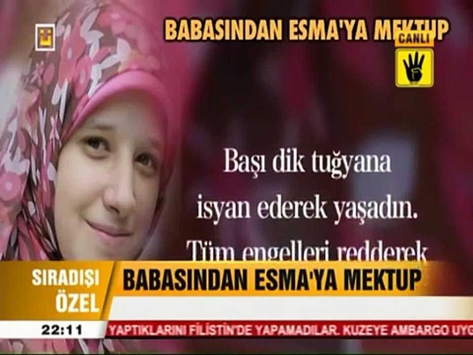 İşte Erdoğan'ı ağlatan Biltaci'nin kızı Esma'ya yazdığı mektup