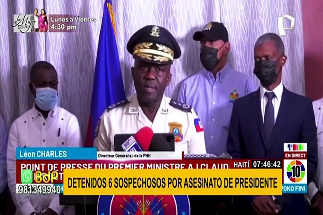 Policía abate a cuatro sospechosos del asesinato del presidente de Haití