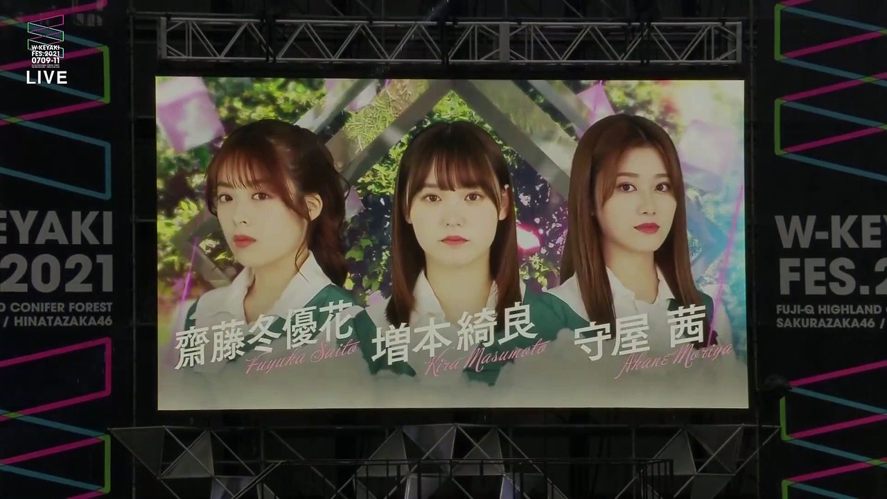 2021.07.09 櫻坂46 W-KEYAKI FES. 2021 Day1 (part 1/5)