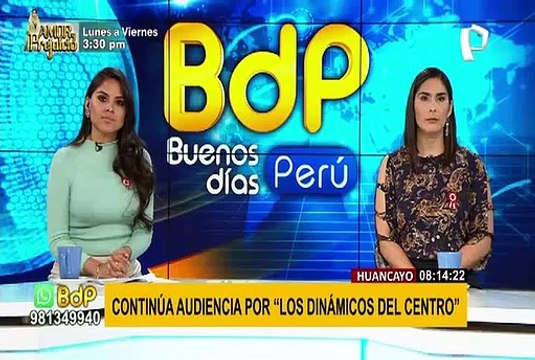 'Dinámicos del Centro': Ministerio Público sustentó la prisión preventiva para los investigados José Lagunas y Richard Mendoza Ticse