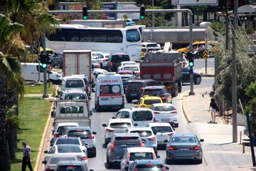 Bodrum'da trafik kaosu yaşanıyor