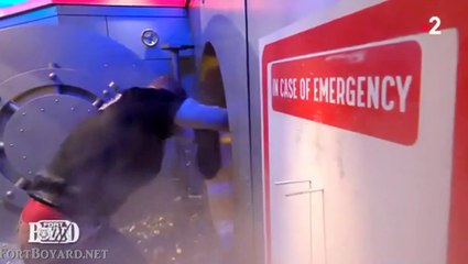 Fort Boyard 2021 : extrait de Jérôme Le Banner dans la "Banque" (10 juillet 2021)