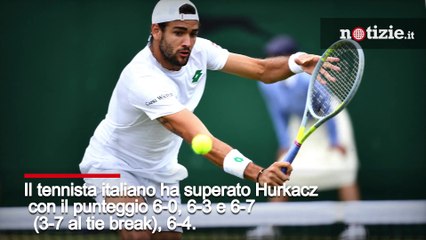Wimbledon, Berrettini vola in finale: battuto Hurkacz