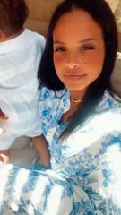 Christina Milian et son fils, Isaiah. Juillet 2021