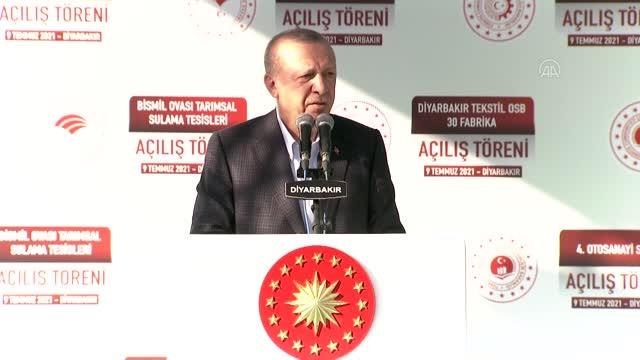 Son dakika haberi... DİYARBAKIR - Cumhurbaşkanı Erdoğan: HDP'nin İstanbul ve diğer şehirlerde CHP'ye verdiği desteğin nedeni ideolojik akrabalıktır