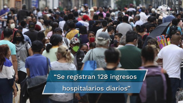 CDMX sigue en semáforo amarillo con aumento de hospitalizados de 18 a 39 años