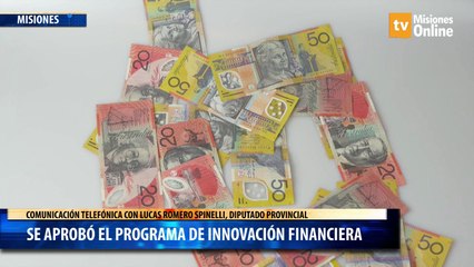 Se aprobó el programa de Innovación Financiera