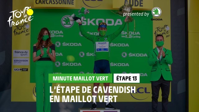 #TDF2021 - Étape 13 / Stage 13 - Škoda Green Jersey Minute / Minute Maillot Vert