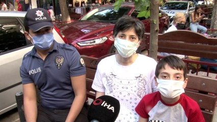 Kartal'da polislerin hastaneye yetiştirdiği kadına geçmiş olsun ziyareti