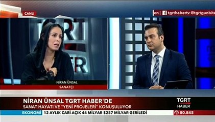 Niran Ünsal'ın canlı yayına böyle çıktı, olay oldu