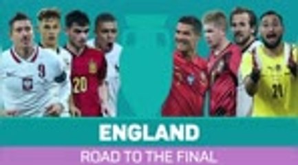England's road to the Euro 2020 final