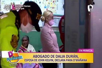 EXCLUSIVO | Abogado de esposa de John Kelvin habló para D´Mañana
