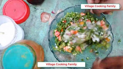 Yummy Eggs Omelette with tomato Healthy Breakfast in morning Village Food Cooking