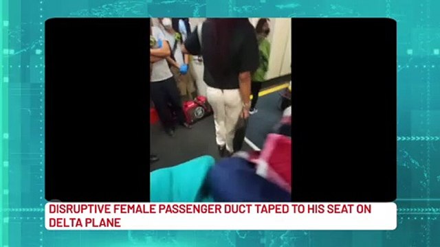 Female Passenger Restrained With Duct Tape On American Airlines