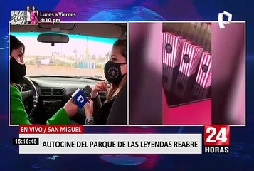 San Miguel: autocine del Parque de las Leyendas reabre sus puertas