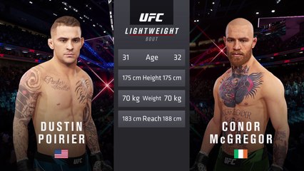  UFC 264: Poirier vs. McGregor III –  Lightweight Match - CPU Prediction