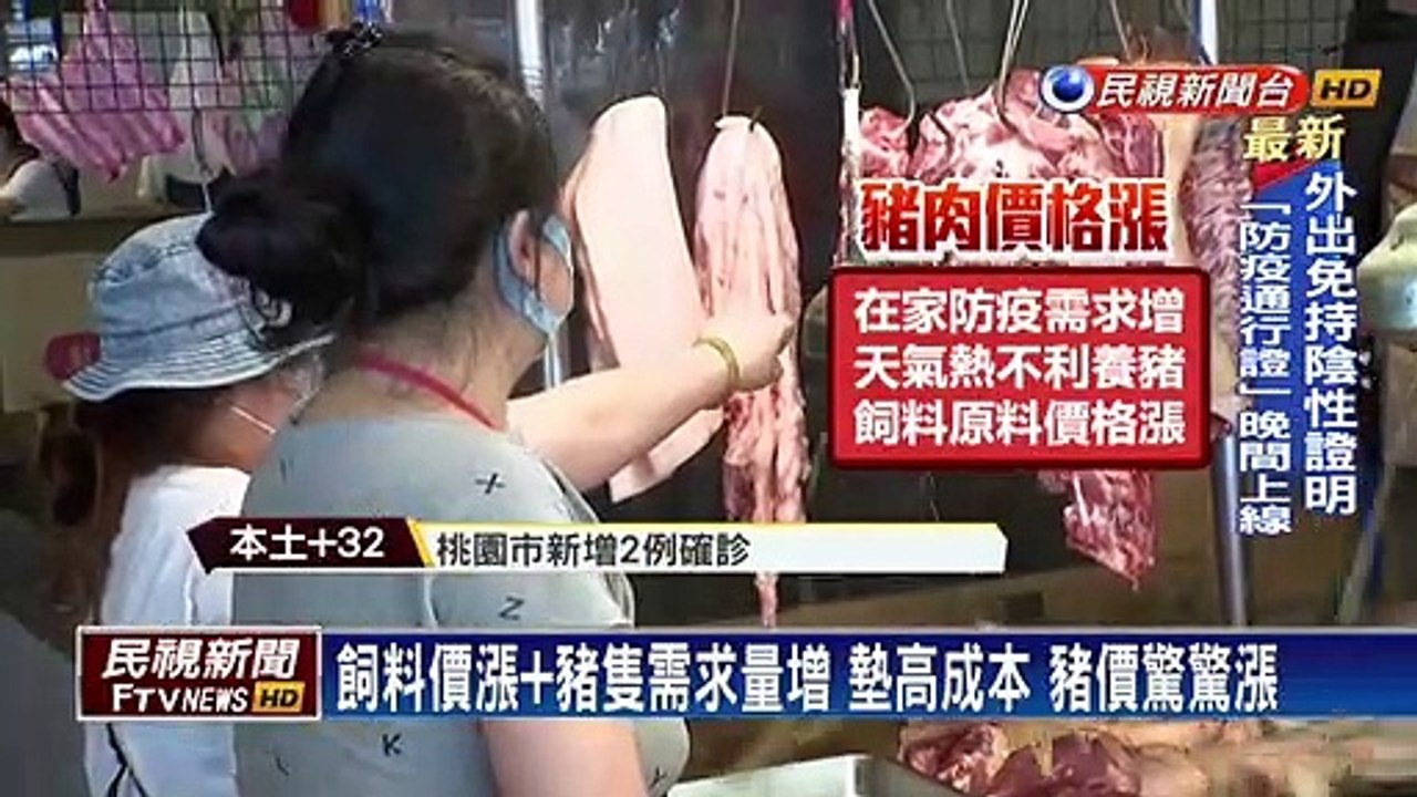 豬肉價格驚驚漲！每公斤86元 　6月漲幅3年新高