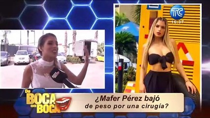 ¿Mafer Pérez se realizó la manga gástrica?