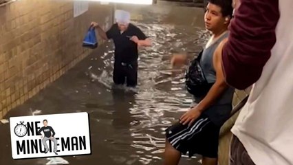 Absolutely NOTHING is worth wading through a flooded subway