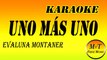 Karaoke - Uno Más Uno - Evaluna Montaner - Instrumental - Lyrics - Letra (dm)