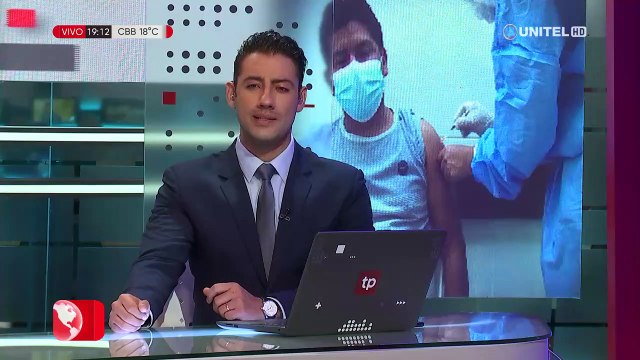 Esta tarde ya comenzó a aplicarse en Santa Cruz las vacunas que arribaron al país por la mañana