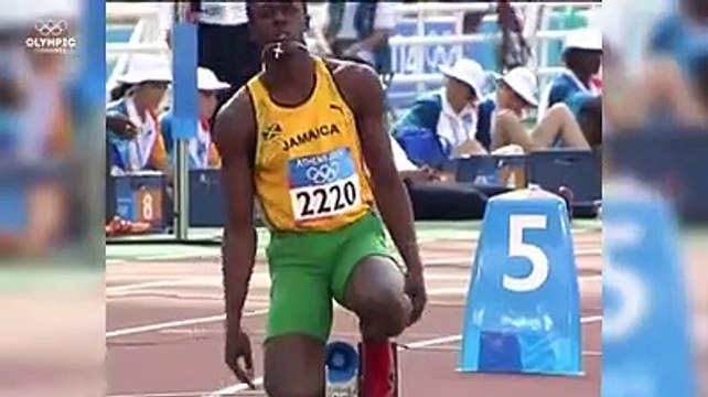 Before he became the fastest man in the world, usain made his Olympic debut at Athens 2004 Olympic games on August 24, with his first and only defeat in an Olympic race in his entire career.