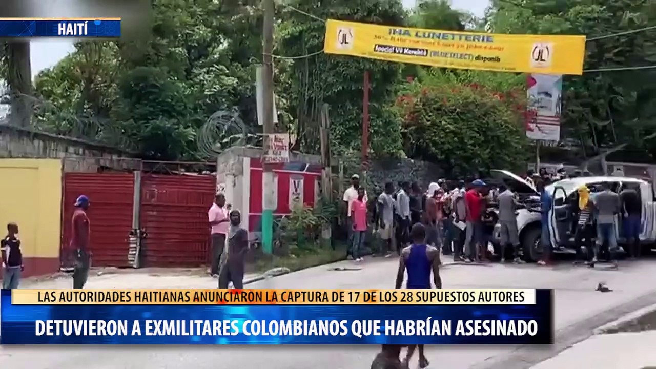 Detuvieron a exmilitares colombianos que habrían asesinado al presidente