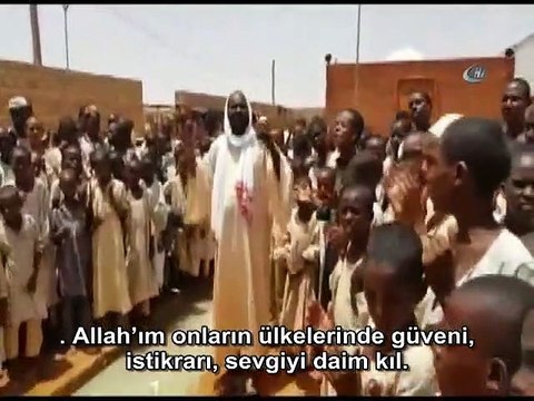 Sudan'da Türkiye ve Erdoğan için dua